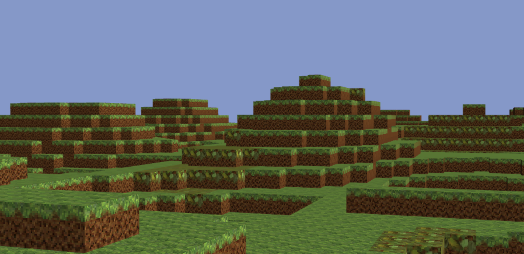 Screengrab of a Minecraft-like game