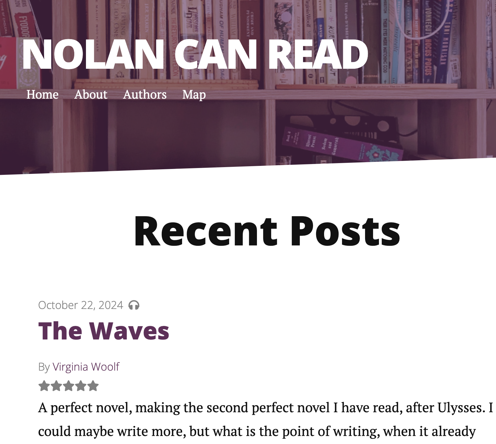 picture of a boring old blog, with like decent font choices and nothing offensive